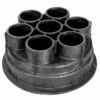 Paramount 005-302-4030-03 1.5 In. Six Port Valve Base - Black -swimming pool supplies shop 005 302 4030 03