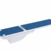 SR Smith 68-207-7362B Diving Board And Stand Combination, Flyte Deck II Stand White In Color With Truetread Diving Boad, 6' White With Blue Truetread -swimming pool supplies shop 68 207 7362b