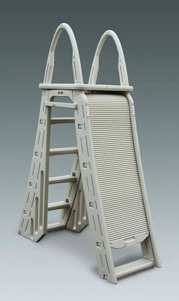 Confer A-Frame Above Ground Pool Ladder With Roll Guard - 7200 4 Confer A-Frame Above Ground Pool Ladder With Roll Guard - 7200 - Image 2