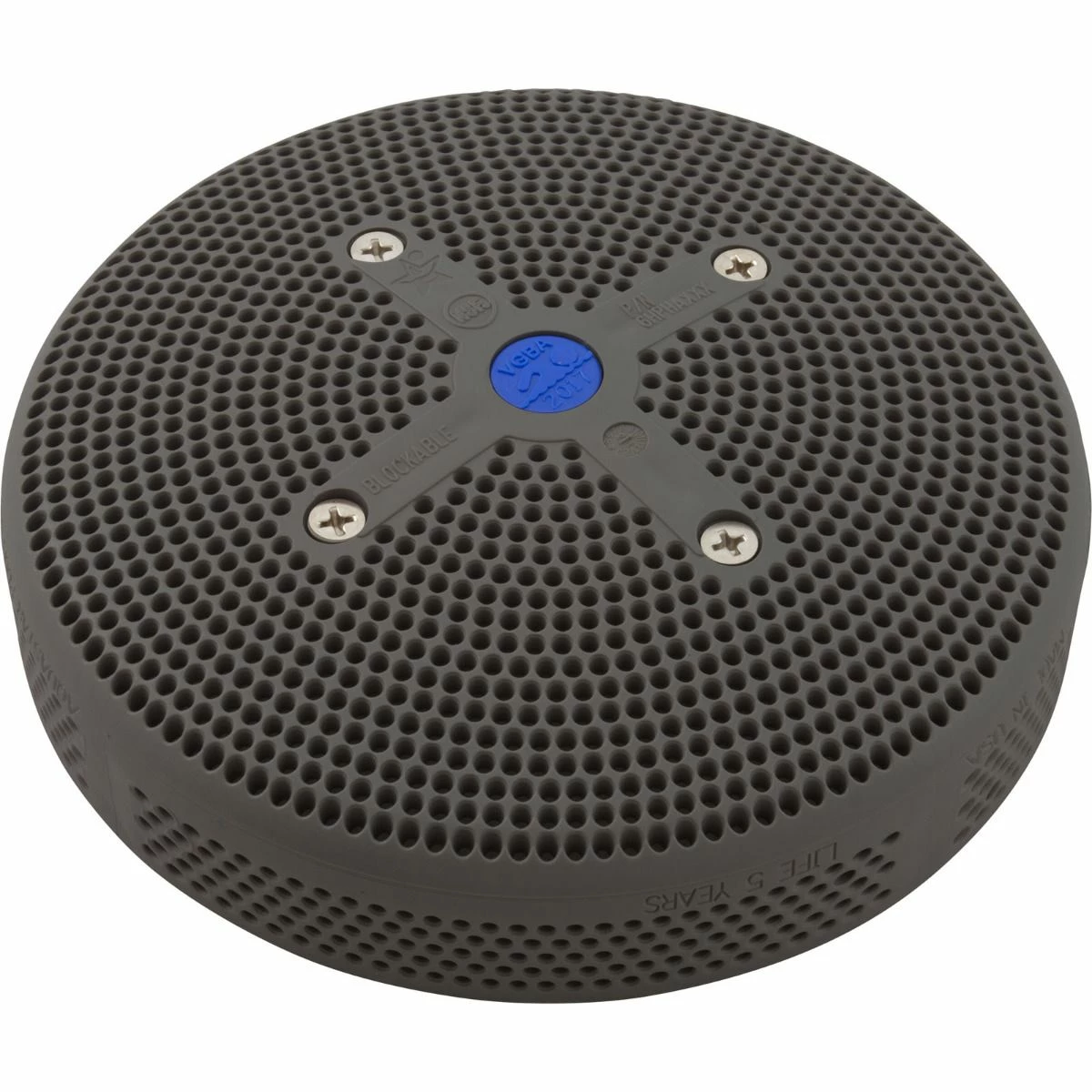 AquaStar 6" Hockey Puck Sumpless Suction Outlet Cover - VGB - White - 6HPHA101 4 AquaStar 6" Hockey Puck Sumpless Suction Outlet Cover - VGB - White - 6HPHA101 - Image 2