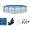 Bermuda 27' Round 52" Resin Frame Above Ground Pool Package - NB7210P