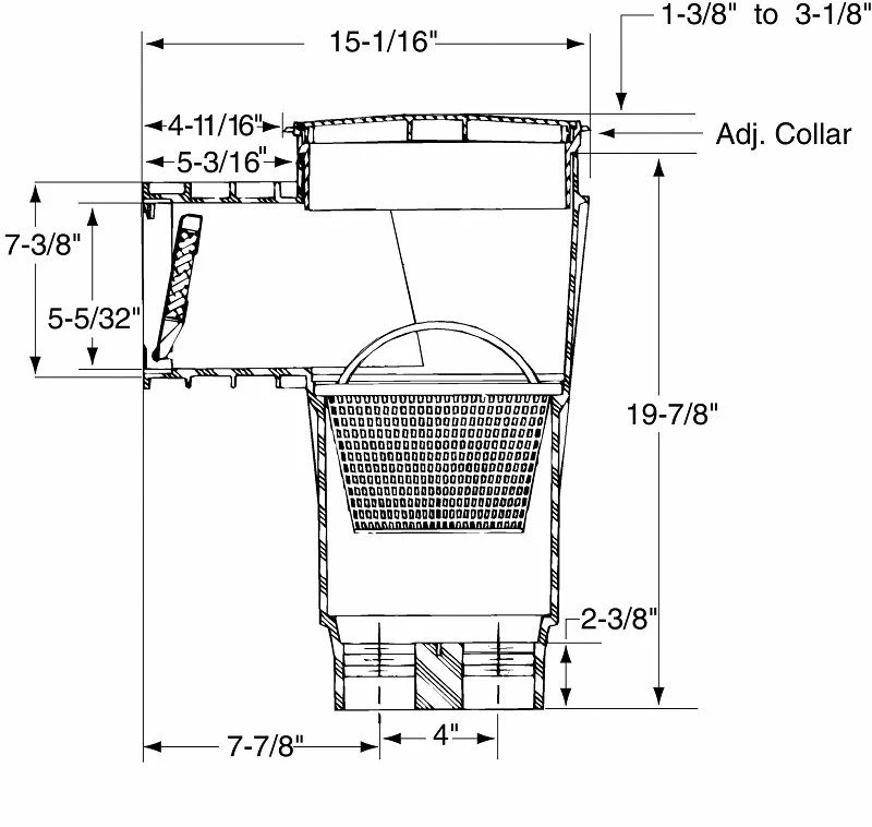 Pentair Bermuda PVC Pool Skimmer- 2 Inch Slip - Concrete - 506300 5 Pentair Bermuda PVC Pool Skimmer- 2 Inch Slip - Concrete - 506300 - Image 3