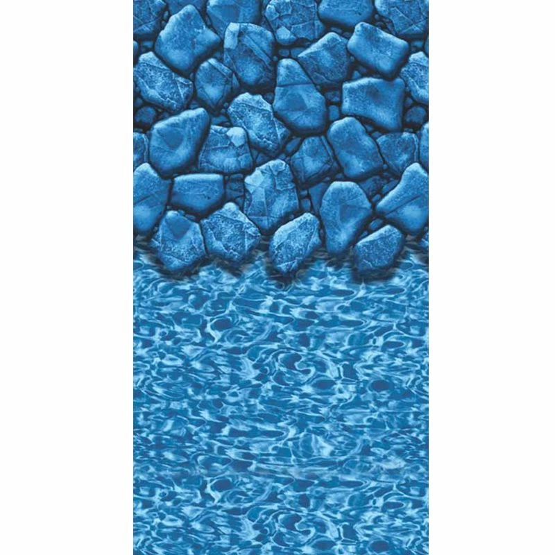 Swimline 30' Round Boulder Swirl Standard Gauge Beaded Liner 52" 3 Swimline 30' Round Boulder Swirl Standard Gauge Beaded Liner 52"