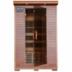 Yukon 2-Person Cedar Deluxe Infrared Sauna W/ 6 Carbon Heaters - SA1309