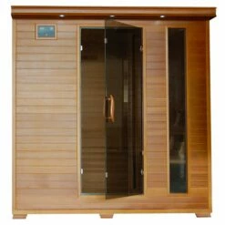 Great Bear 6-Person Cedar Infrared Sauna W/ 10 Carbon Heaters - SA1323