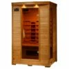 Coronado 2-Person Hemlock Deluxe Infrared Sauna W/ 5 Ceramic Heaters - SA2406