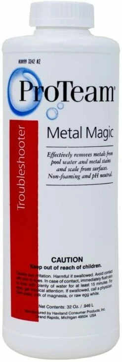 ProTeam 1 Quart Metal Magic Pool Water Metal Treatment