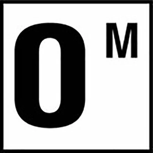 Pool 0 M Depth Marker Non-Skid Ceramic Tile - 6 In X 6 In - C623000 3 Pool 0 M Depth Marker Non-Skid Ceramic Tile - 6 In X 6 In - C623000