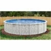 Crystal Falls II 30' Round 52" Resin Frame Above Ground Pool Package - NB7632P