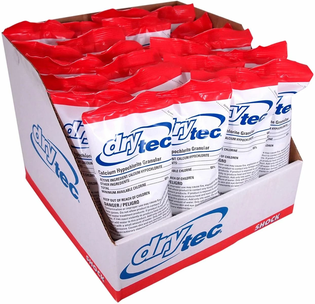 DryTec 68% Calcium Hypochlorite Pool Shock - 24 Bags 3 DryTec 68% Calcium Hypochlorite Pool Shock - 24 Bags