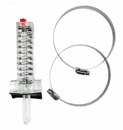 Blue-White 4 Inch PVC Flowmeter 75-420 GPM - F-30400P -swimming pool supplies shop f 30400p