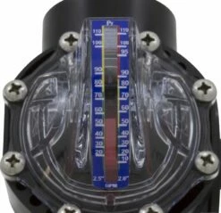 FlowVis FV-2 Flow Meter With Check Valve - 2 Inch