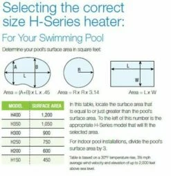 Hayward W3H400FDP H Series Pool Heater 400K BTU Propane -swimming pool supplies shop hayward h series 400k btu propane pool heater h400fdp 4