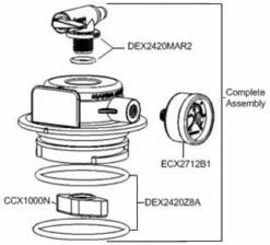 Hayward DEX2420MAR2 Manual Air Relief Assembly -swimming pool supplies shop hayward manual air relief assembly dex2420mar2 2