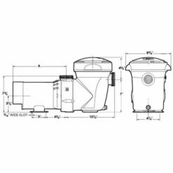 Hayward W3SP1593 Power-Flo Matrix Pool Pump 1.5 HP -swimming pool supplies shop hayward power flo matrix 1.5 hp pool pump sp1593 2