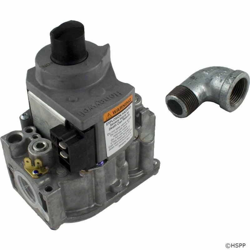 Jandy R0455200 LXi Heater Gas Valve With Elbow - Natural Gas