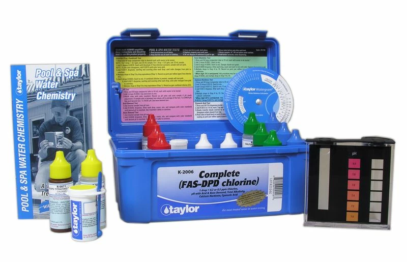 Taylor Complete FAS-DPD Pool Test Kit K-2006 3 Taylor Complete FAS-DPD Pool Test Kit K-2006