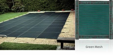 Loop-Loc Super Dense Mesh Rectangular Pool Size 16' X 32' With Flush Left 4 X 8 Step - Green 4 Loop-Loc Super Dense Mesh Rectangular Pool Size 16' X 32' With Flush Left 4 X 8 Step - Green - Image 2