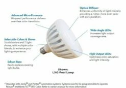ColorSplash LXG Multi-Color LED Pool Light Bulb - 120 Volt -swimming pool supplies shop lxg 1 new
