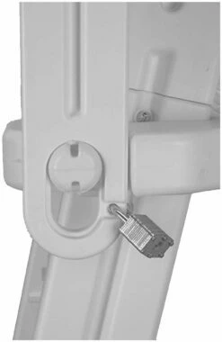 Ocean Blue 400200 A-Frame Above Ground Pool Ladder -swimming pool supplies shop ocean blue 400200 a frame above ground pool ladder lock