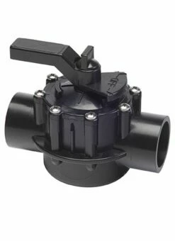 Ocean Blue Lube Free 2 Port 2 Way Diverter Valve CPVC 1.5" X 2" - 176105 - 4724