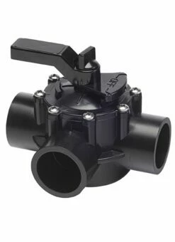 Ocean Blue Lube Free 3 Port 3 Way Diverter Valve CPVC 2" X 2.5" - 176206