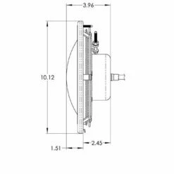 Pentair 601302 IntelliBrite LED Pool Light 5G White - 120V - 100 Ft Cord (500W) -swimming pool supplies shop pentair intellibrite 5g white led light dimensions 7 1