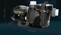 AquaStar Pipeline Pool Pump 1.5HP Variable Speed Smart Phone Ready | PLP150S -swimming pool supplies shop pipeline dimensions