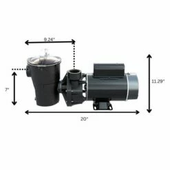 Hayward W3SP1580 Power-Flo LX Above Ground Pump 1 HP -swimming pool supplies shop power flo size