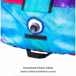 Premium 70" X 40" Inflatable Pool Lounger Float - Tie-Dye -swimming pool supplies shop pt2550t versized check valve