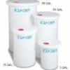 Rola-Chem 15 Gallon Poly Chemicals Tank With Cover & Cap Plug 561415 -swimming pool supplies shop rola chem 30 gallon poly chemicals tank with cover cap plug 1