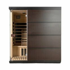 Sirona 3-Person Hemlock Infrared Sauna With 8 Carbon Heaters - SA7008
