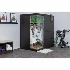 Sirona 4-Person Hemlock Infrared Sauna With 8 Carbon Heaters - SA7009 -swimming pool supplies shop sa7009 sirona sauna ls18