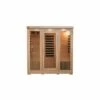 Sonoma 4-Person Hemlock Infrared Sauna With 9 Carbon Heaters - SA7020 -swimming pool supplies shop sa7020 sonoma h1