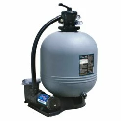 Ocean Mist Englewood 12' X 18' Oval 52" Above Ground Pool Package -swimming pool supplies shop sand filter and pump 1 1