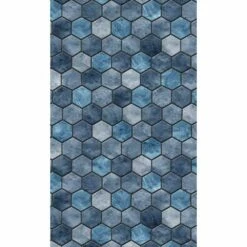 12' X 18' Oval Travertine Hex 52" Uni-Bead Above Ground Pool Liner