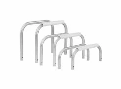SR Smith 68-209-1582 Diving Board And Stand Combination, U-Frame 400 Lbs, Polished Steel With 8' Frontier IV Diving Board Radiant White