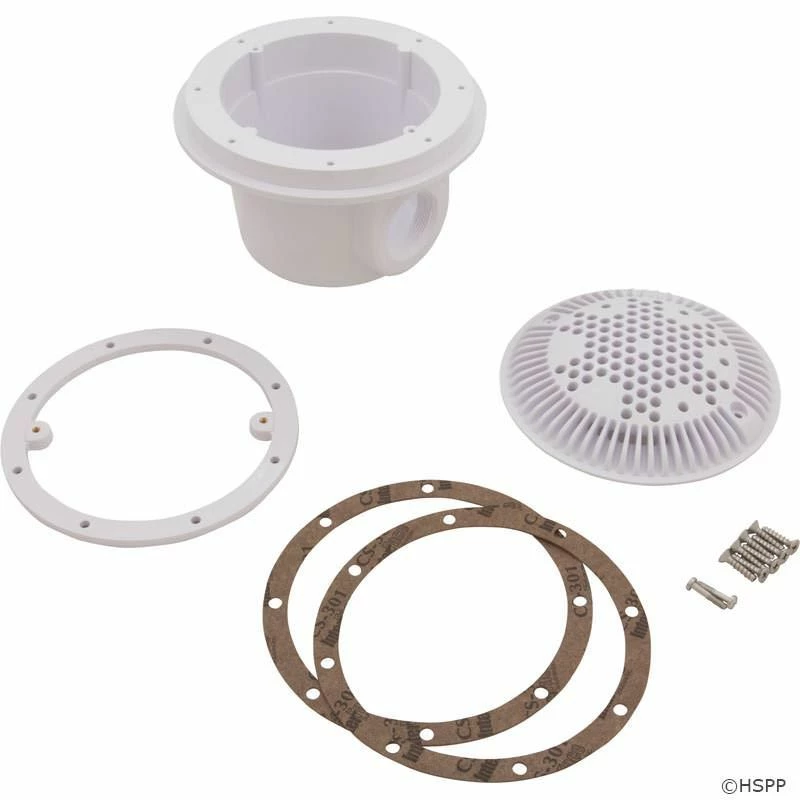 Hayward WG1049AVPAK2 Dual Suction Outlet For Vinyl / Fiberglass - 2 X 1.5 Inch 4 Hayward WG1049AVPAK2 Dual Suction Outlet For Vinyl / Fiberglass - 2 X 1.5 Inch - Image 2