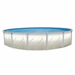 Whispering Springs 18' Round 52" Steel Swimming Pool Package